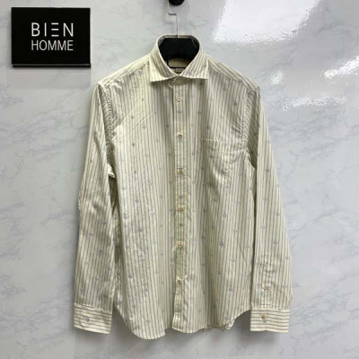 9찌 GG 스트라이프 쿠페 코튼 셔츠 (PREMIUM)