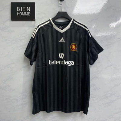 발렌시A가 X 아D다스 스트라이프 저지 싸커 반팔 (1:1 HIGH PREMIUM)