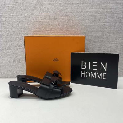 H르메스 Gigi 50 카프스킨 샌들 (WOMAN)