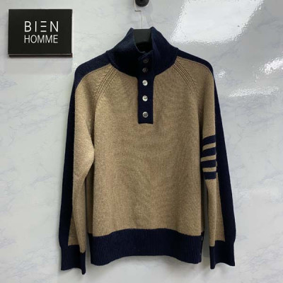 톰*라운 셰틀랜드 래글런 4바 크루넥 캐시미어 니트 (PREMIUM)