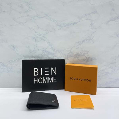 루이B통 멀티플 블랙 월릿