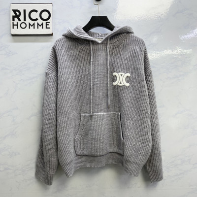 CEL*NE 트리옹프 후드 니트 스웨터 (1:1 HIGH PREMIUM)