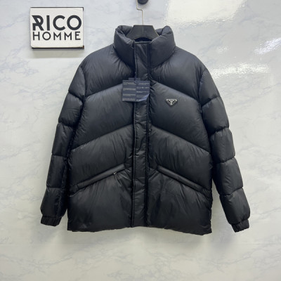 프RA다 트라이앵글 사선 다운 패딩 (PREMIUM)