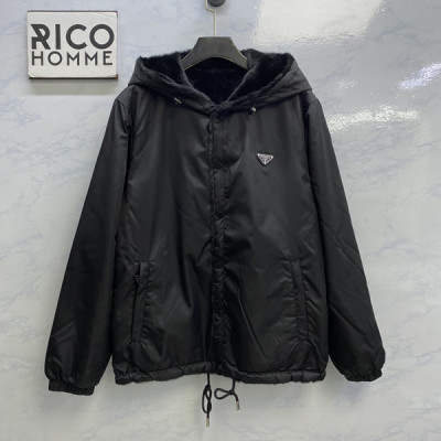 프RA다 인따르시아 리버시블 퍼 후드 자켓 (PREMIUM)