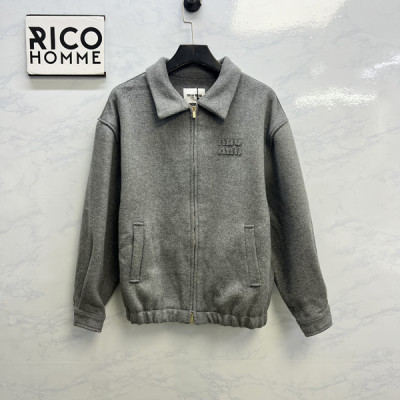 미*미* 아이코닉 더블 블루종 자켓 (PREMIUM)