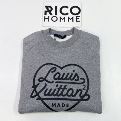 루이B통 X 니고 프린티드 하트 맨투맨 티셔츠 (1:1 HIGH PREMIUM)