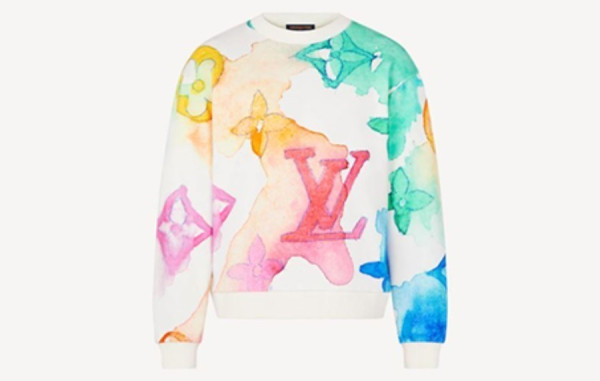 루이B통 워터컬러 자이언트 모노그램 스웨트셔츠 (PREMIUM)