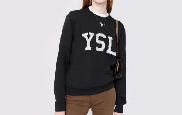 세인T로랑 YSL 빅로고 맨투맨 (2color)
