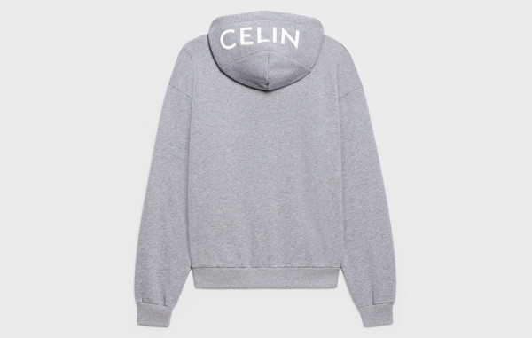 남녀공용 CEL*NE 후드로고 그레이 후드 집업 (PREMIUM)