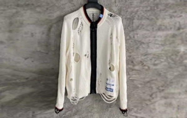 Mih*ra Yas*hiro 데미지 집업 가디건