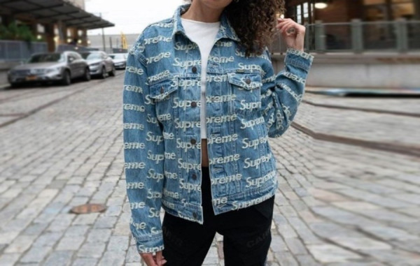 슈프림 프레이 로고 데님 자켓 (PREMIUM)