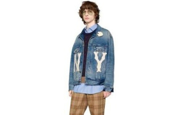 남녀공용 9찌 뉴욕 양키즈 NY 데님 자켓