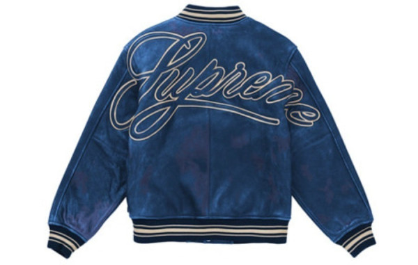 슈프림 소가죽 바시티 자켓 (PREMIUM)