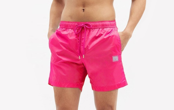 남녀공용 ACN 스카치 스마일로고 비치팬츠 (수영복가능)