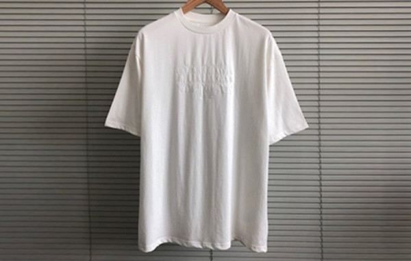 마르지L라 센터 자수로고 오버사이즈 반팔티셔츠 (2color)
