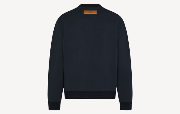 남녀공용 루이B통 LV 스티치 프린트 엠브로이더드 스웨트셔츠 (PREMIUM)