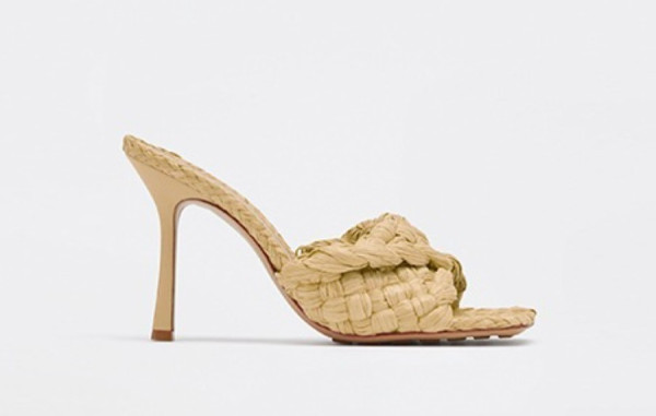 보*가베*타 스트레치 우븐 샌들 힐 (7color)