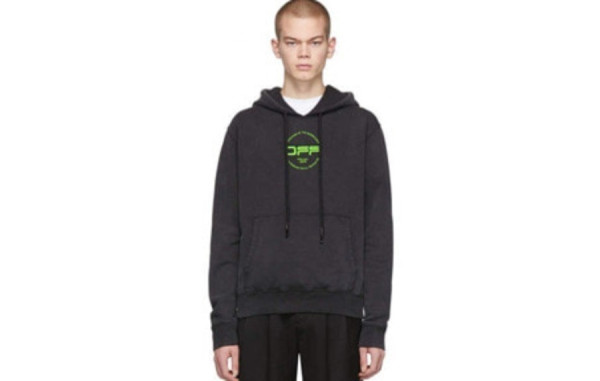 OFF 오버사이즈 핸드 후드티