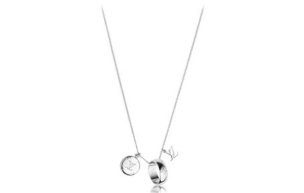 루이B통 모노그램 참스 목걸이