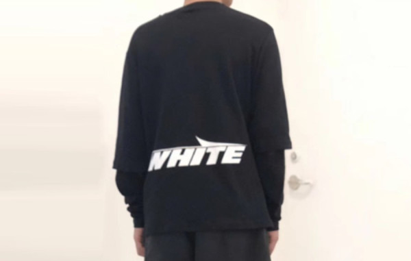 남녀공용 OFF BLURRED 레이어드 맨투맨 (PREMIUM)