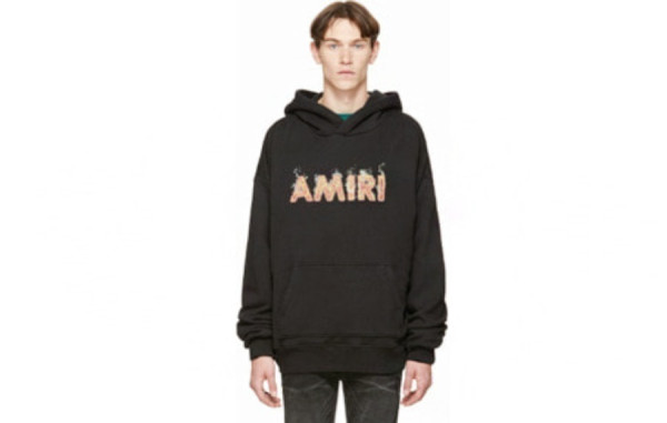 남녀공용 AM*RI 플래임로고 후드티셔츠 (PREMIUM)