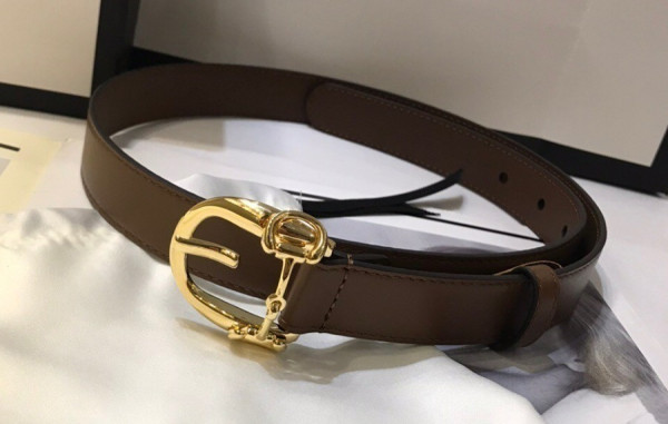 9찌 골드버클 레이디 카프스킨 벨트 (3color)