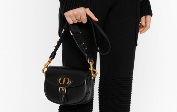 D올 카프스킨 BOBBY 블랙 백 (HIGH PREMIUM)