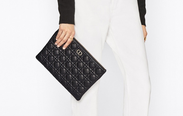 D올 CARO 데일리 램스킨 파우치 (3color)