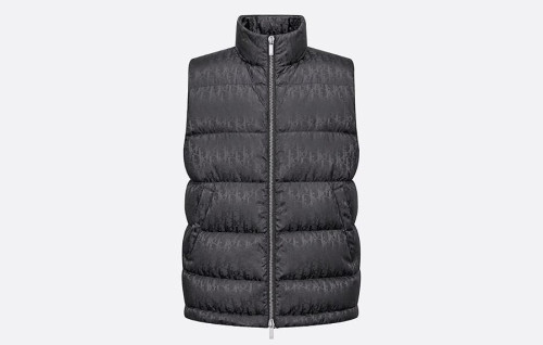 D올 오블리크 구스다운 패딩 베스트 (PREMIUM)