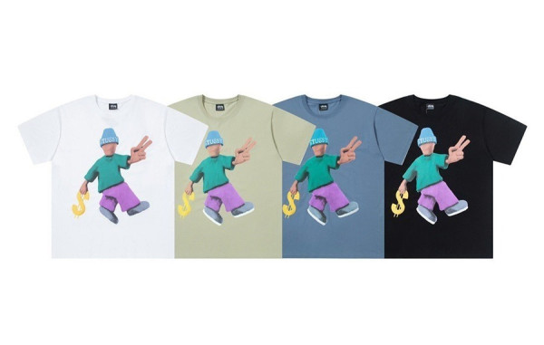 S투시 Peace & Prosperity 반팔 티셔츠 (HIGH QUALITY)