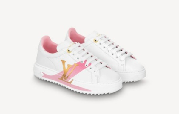 루이B통 타임 아웃 LV 카프스킨 스니커즈 (2color)