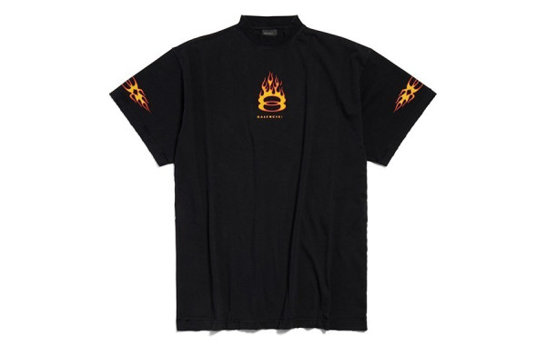 발렌시A가 버닝 유니티 오버사이즈 반팔 티 (PREMIUM)