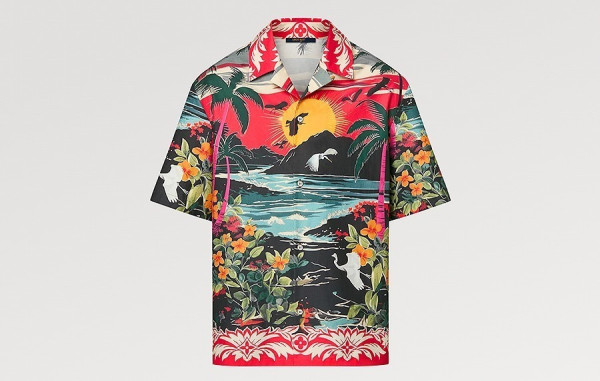 루이B통 모노그램 선셋 반팔 셔츠 (PREMIUM)