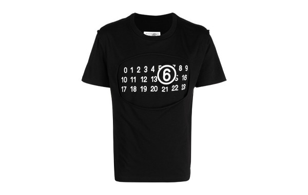 마르지L라 숫자 모티프 코튼 빅넘버 반팔 티셔츠 (PREMIUM)