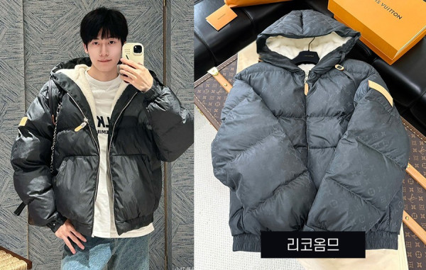 남녀공용 루이B통 LV 스키 톤온톤 모노그램 다운 자켓 (1:1 HIGH PREMIUM)