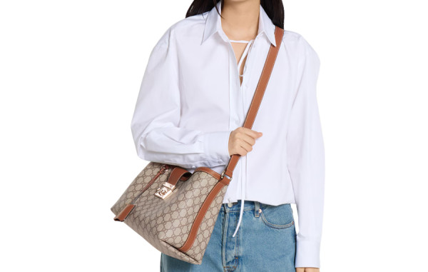 9찌 GG 모노그램 패들락 숄더백 (2type)