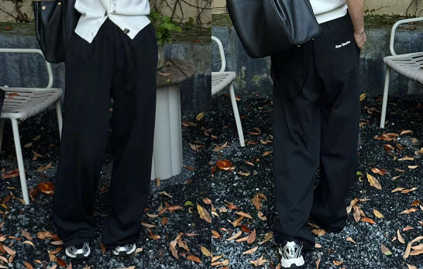 ACN 로고 스탬프 스웨트 팬츠 (PREMIUM)