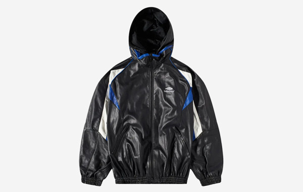 발렌시A가 3B 스포츠 아이콘 트랙수트 가죽 자켓 (PREMIUM)