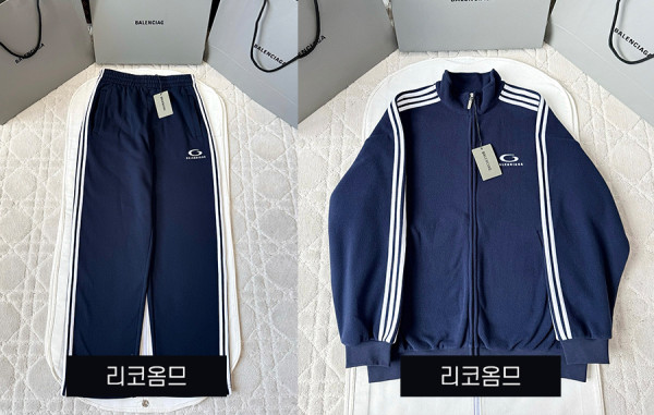 발렌시A가 루프 스포츠 아이콘 집업 자켓 & 팬츠 (1:1 HIGH PREMIUM)