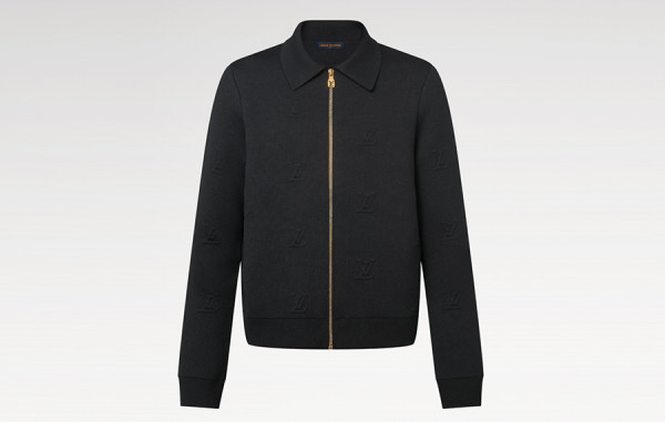 루이B통 엠보스드 테크니컬 울 블루종 자켓 (PREMIUM)