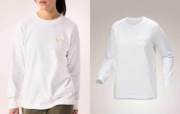 ARC'T*RYX 크래그 코튼 버드 크루넥 롱슬리브 티셔츠 (PREMIUM)