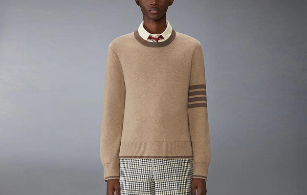 남녀공용 톰*라운 밀라노 스티치 4바 풀오버 니트 스웨터 (PREMIUM)