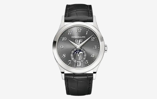 파*필립 컴플리케이션 애뉴얼 캘린더 문페이즈 회판 가죽스트랩 38.5mm 1:1 최상급 (싱크 97.6%)