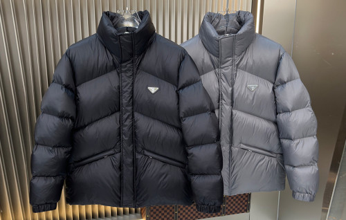 프RA다 트라이앵글 사선 다운 패딩 (PREMIUM)