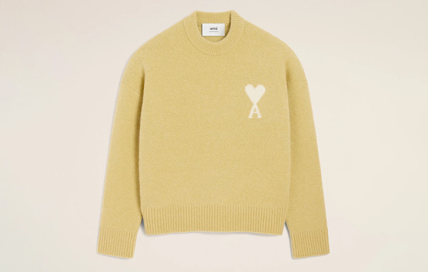 A미 드 꾀흐 인타르시아 크루넥 니트 스웨터 (PREMIUM)