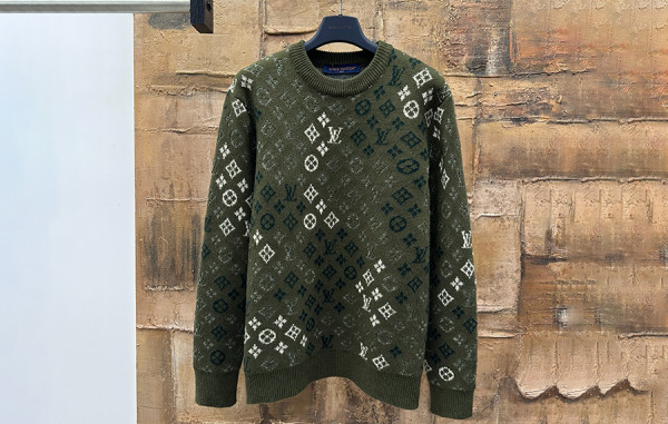 루이B통 모노그램 포레스트 풀오버 니트 스웨터 (PREMIUM)