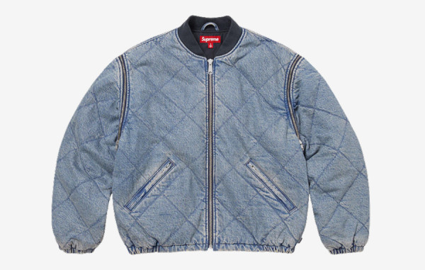슈프림 집 오프 슬리브 퀼티드 봄버 자켓 (PREMIUM)