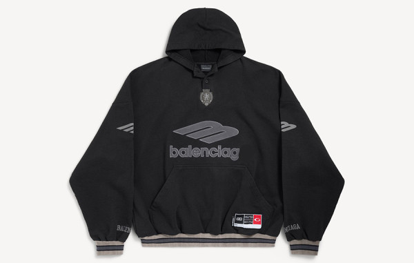 발렌시A가 3B 풋볼 폴로 후드티셔츠 (PREMIUM)