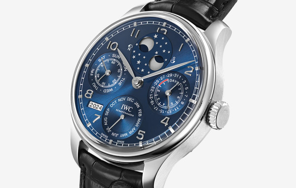 IW* 포르투기저 퍼페추얼 캘린더 청판 레더스트랩 44mm 1:1 최상급 (싱크 98.6%)