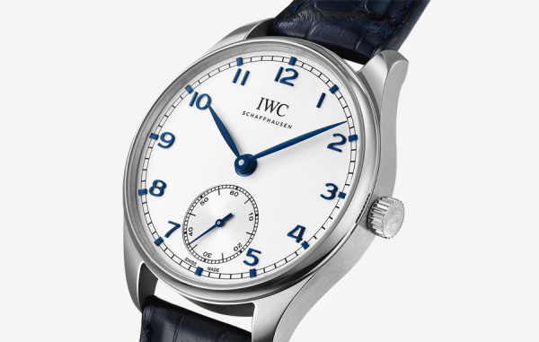 IW* 포르투기저 오토매틱 40 흰판&블루핸즈 레더스트랩 40mm 1:1 최상급 (싱크 98.6%)